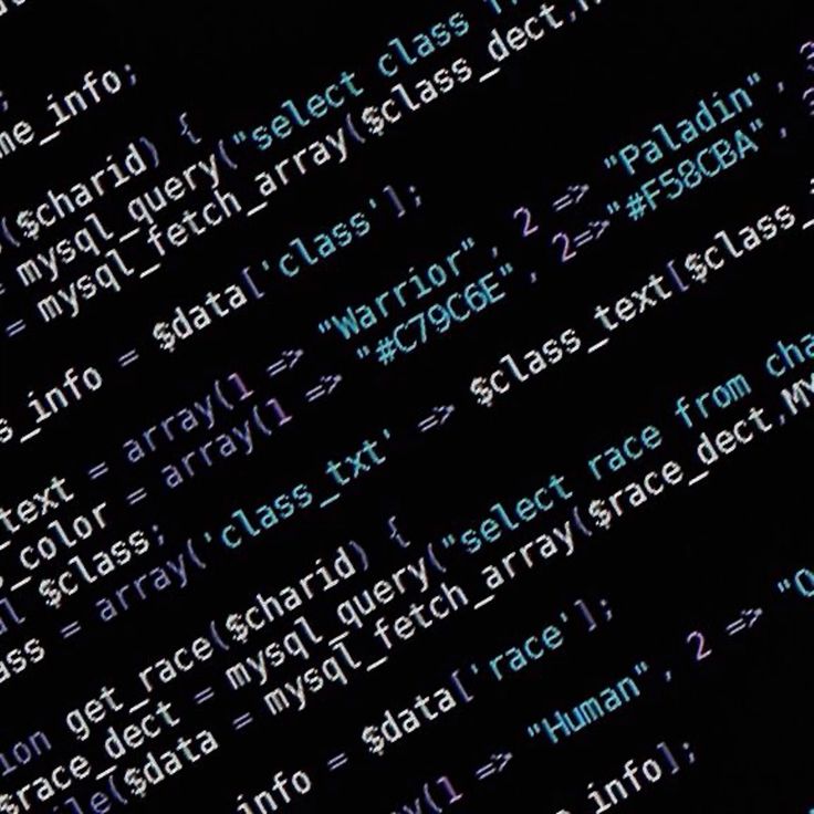 a picture of some html.